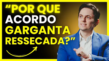 O que fazer quando está com a garganta seca?