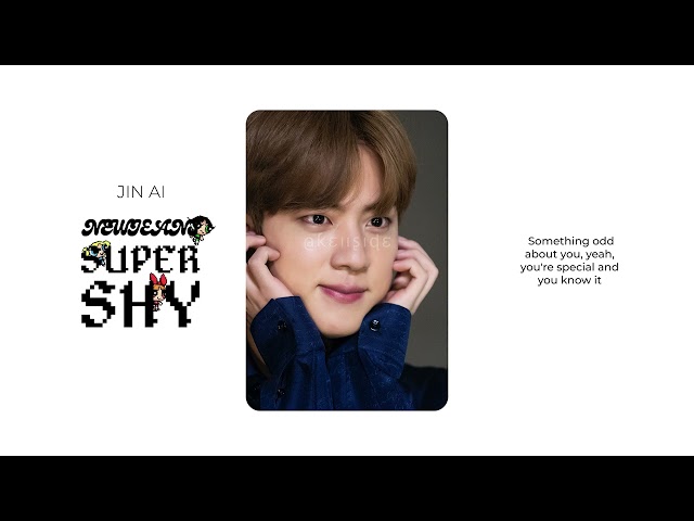 Jin (김석진) - Super Shy by NewJeans (뉴진스) (AI COVER) class=