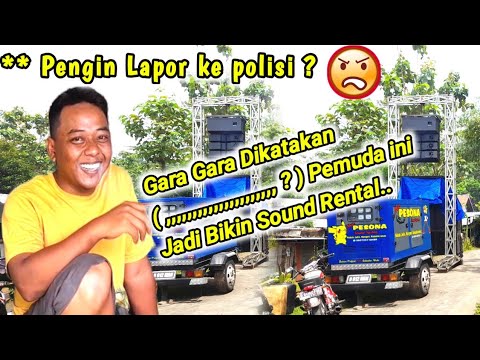 Almost reported over something trivial, this young man builds a rental sound system - Pesona Audi...