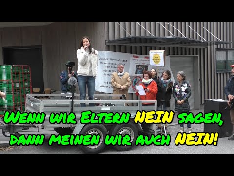 WENN WIR ELTERN NEIN SAGEN, DANN MEINEN WIR AUCH NEIN: Rede v. Miriam (Kundgebung Bildungsdirektion)