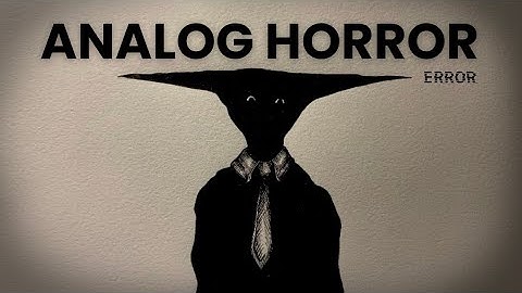 How To Draw Analog Horror 