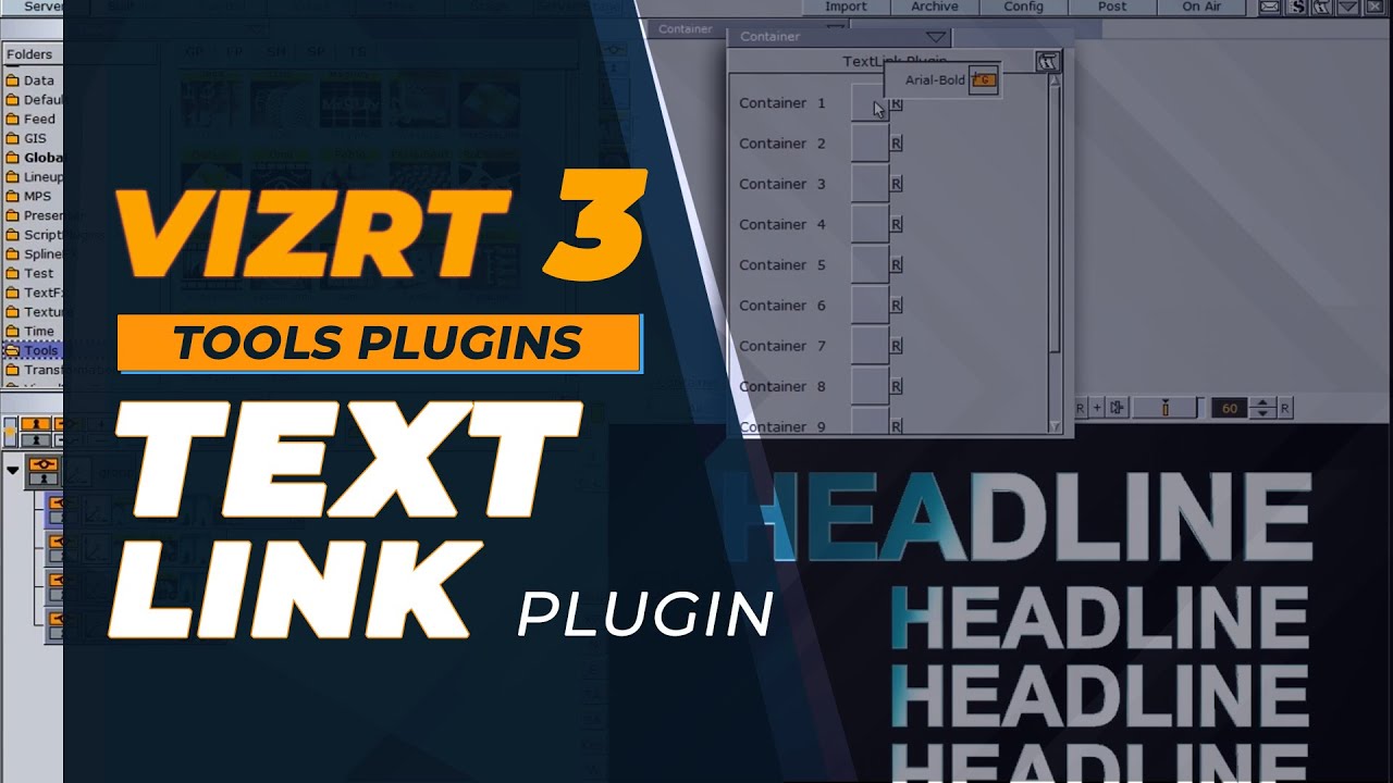Vizrt 3 Text Link Plugin tutorial - YouTube