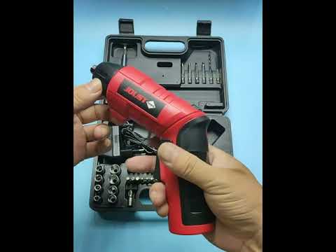 電動螺絲刀 4.8V 家用充電式手電鑽 110v 電動螺絲批套裝電動螺絲刀套裝 【舒適小屋】