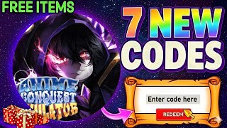 *SECRET UPDATE!* | Anime Conquest Simulator CODES 2026 (ROBLOX Anime Conquest Simulator)