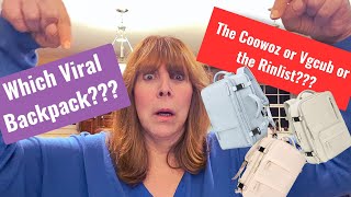 Viral TikTok Backpack Review! I put Amazon's Coowoz, Vgcub and Rinlist to the test!