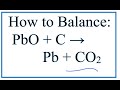 Balancing Chemical Equations