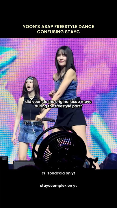 yoon's ASAP freestyle move confusing stayc #stayc #스테이씨 #kpop #kpopshorts #twice #katseye #kpopfunny