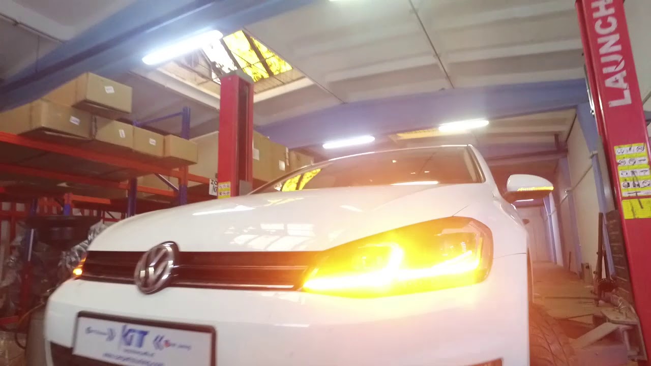 VW GOLF MK7.5 - GTI LOGO LED / EINBAU und CODIERUNG 