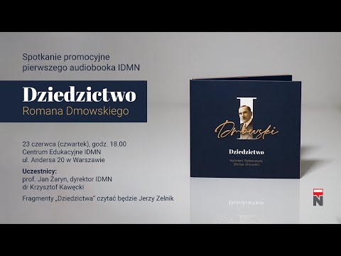 Spotkanie promocyjne audiobooka powieści Romana Dmowskiego pt. „Dziedzictwo”