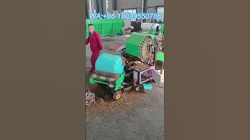 Green storage baling and wrapping machine, I am the manufacturer #agriculturalmachinery