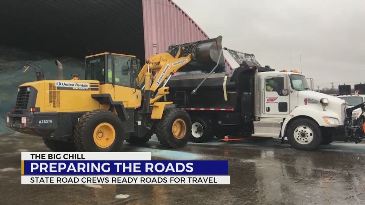Tennessee road crews prepare roads for extreme cold - YouTube