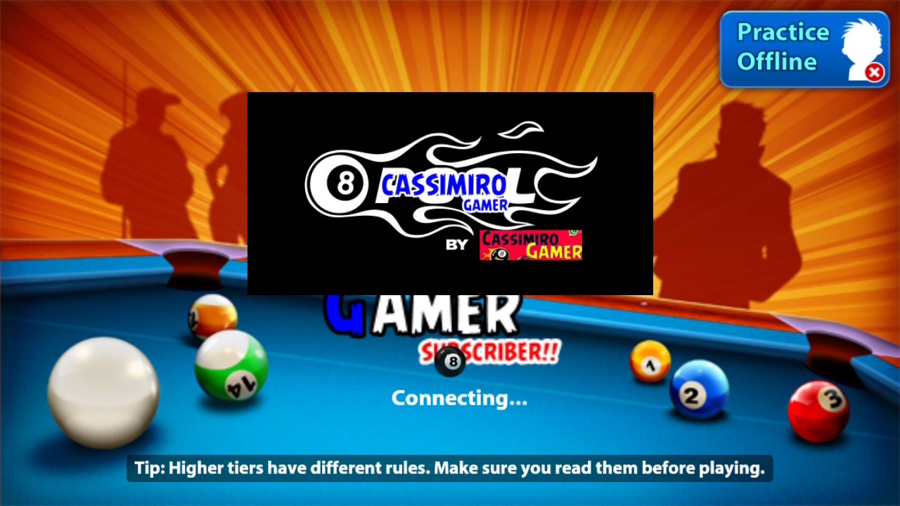 8 Ball Pool hacked by hack teck new with long line without bane - 