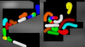 Slimy Worm Race 2 - Worm race in Algodoo - Thc Game Mobile