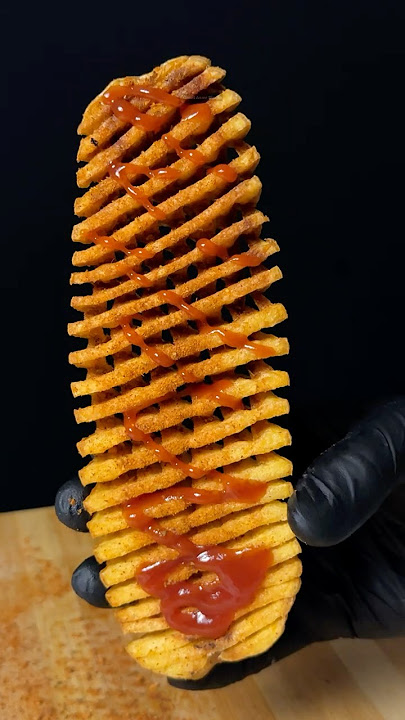 Super crispy potato spring 🥔 #shorts