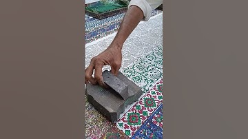 DIY Block Printing with Wooden blocks #blockprinting