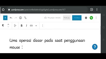 INFORMATIKA KELAS 9: MEMBUAT POSTINGAN MENGGUNAKAN WORDPRESS