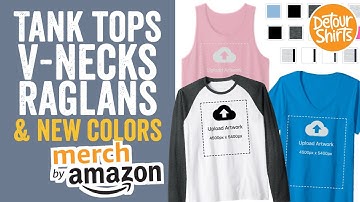 Merch by Amazon: New Products & Colors (April 2019) - Tank Tops, V-Necks & Raglans on New Uploader