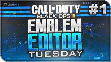 BEST EMBLEMS EVER! - Most Creative Black Ops 3 Emblems! (Emblem Editor Tuesday #1)