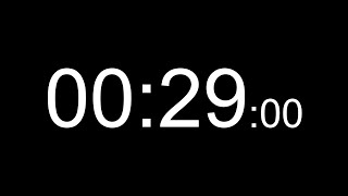 29 Second Timer (Sound Alert, Millisecond) | 29 Saniye Sayaç (Sesli Uyarı, Salise)