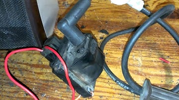 How to make a spark plug spark on a bench