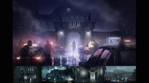 RESIDENT EVIL 2 Concept art 1-15 Leon