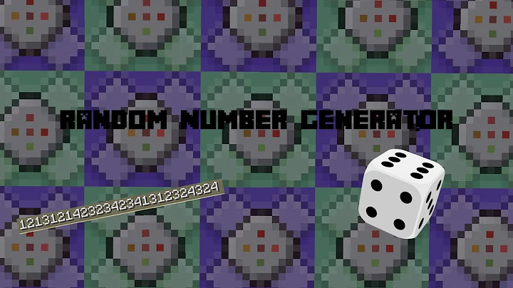 Create a Random Number Generator in Minecraft 1.16.4!