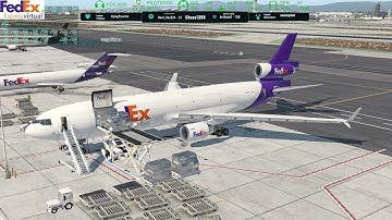 XP11 | Rotate MD11 Cold and Dark | FedEx Ops