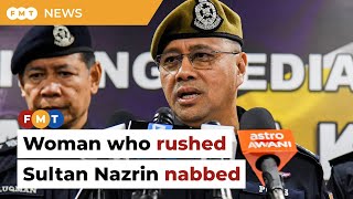 Cops Nab Woman Who Ran Towards Sultan Nazrin During Merdeka Day Celebration