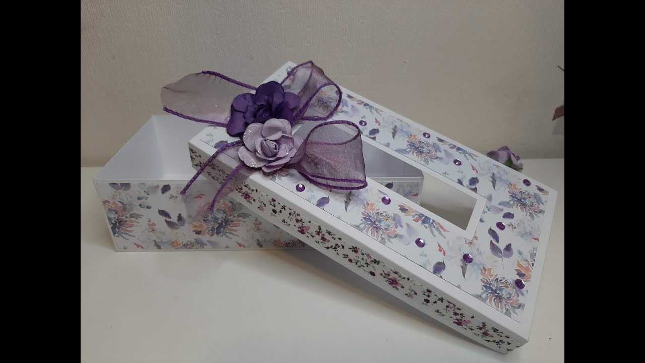 Boite à mouchoirs rectangulaire