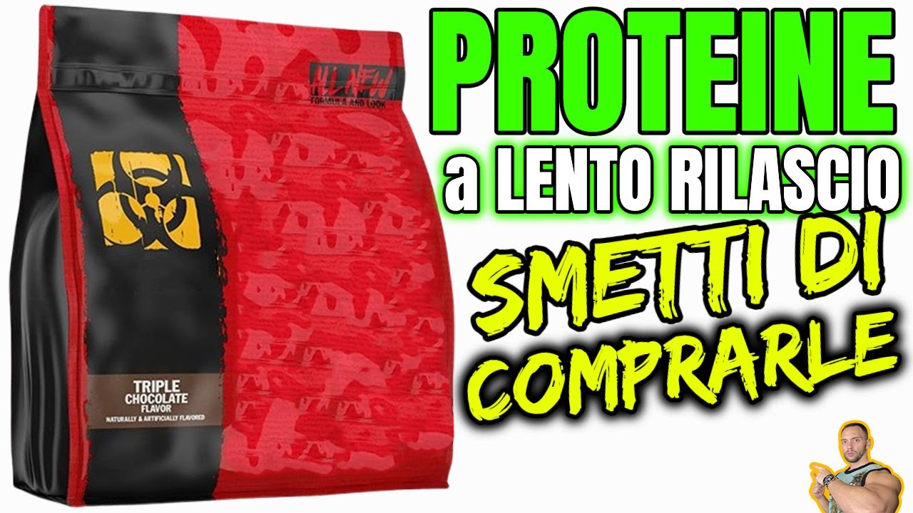 PROTEINE CASEINE a LENTO RILASCIO❌Smetti di Comprarle Subito❌