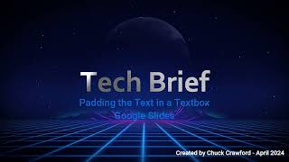 Tech Brief: Padding Your Text