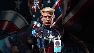 Captain America But President Face