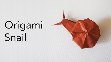 Easy Origami Snail Tutorial
