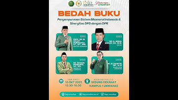 BEDAH BUKU | Penyempurnaan Sistem Bikameral Indonesia & Sinergitas DPD dengan DPR
