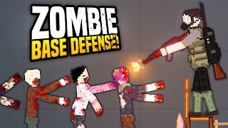 Building a Base to Defend Myself from ZOMBIES - People Playground Gameplay (Zombie Apocalypse) screenshot 5