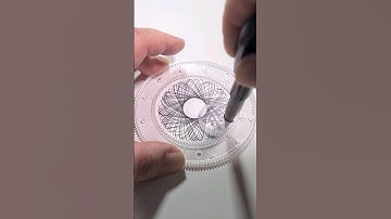 Spirograph is fun and quick to create! #loopart #spirograph #satisfying