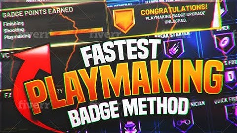 HOW TO GET 4+ PLAYMAKING BADGES A GAME! FAST BADGE METHOD 2K21! FASTEST WAY TO GET PLAYMAKING BADGES