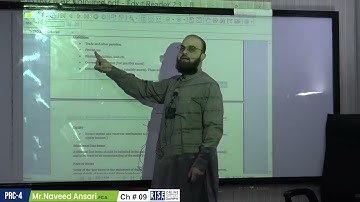 PRC 4 Final Account part 2 Revision lecture by Sir Naveed Ansari