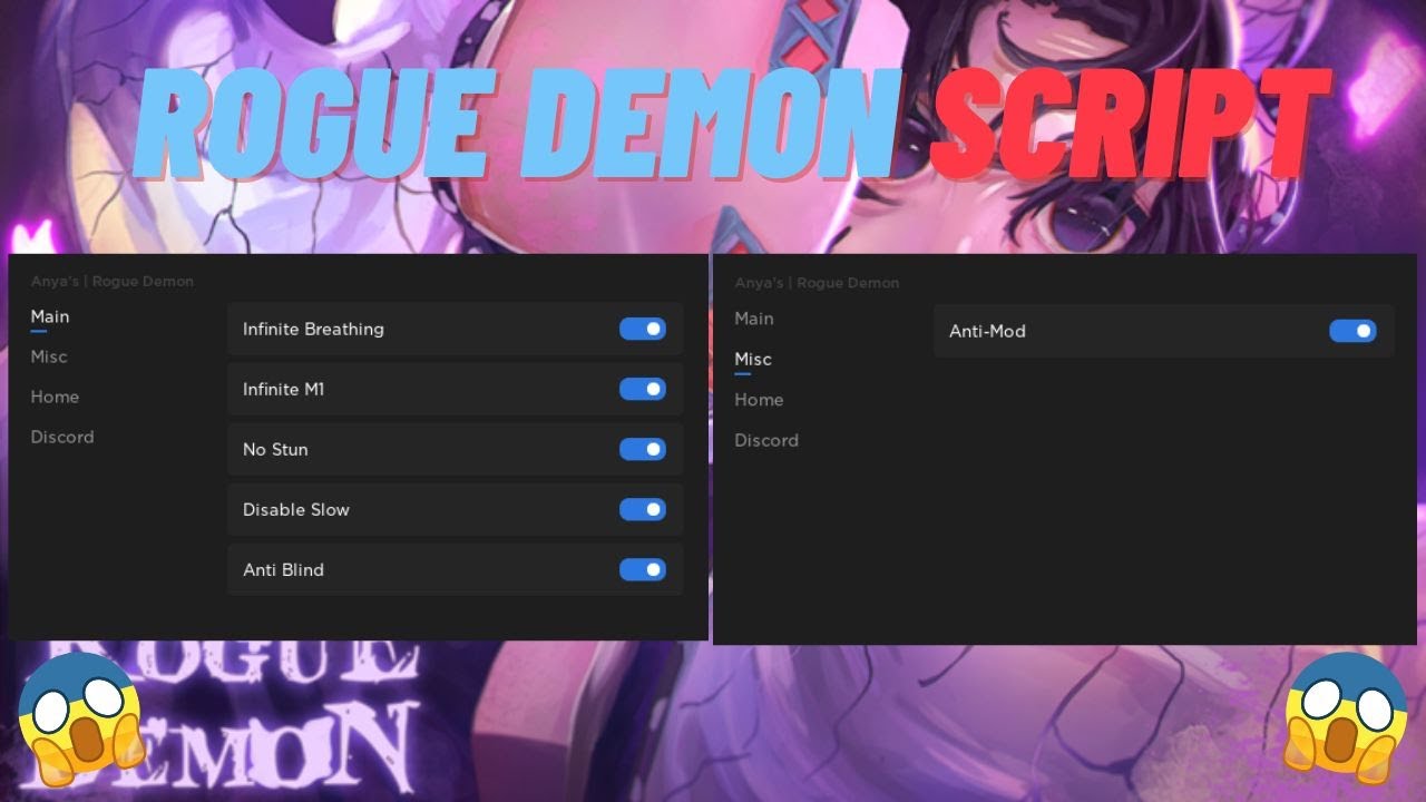 Roblox Rogue Demon OP Script God Mode Infinite Breathing No Stun 