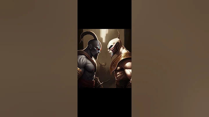 I asked Ai to show me anubis vs kratos.no more AI videos until 100 subscribers
