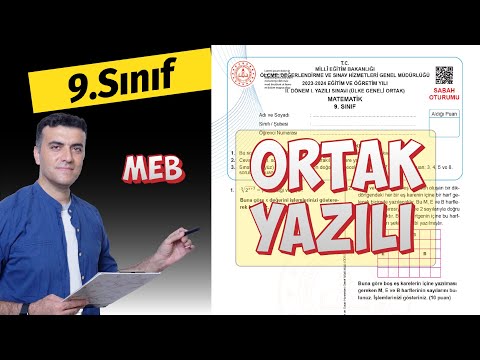 9 sınıf MEB 2 dönem ORTAK SINAV Çözümleri