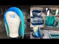 how to water color hair blue in 10 minutes | how to water dye