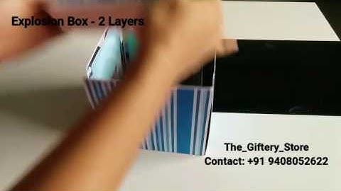 DIY Explosion Box- 2 layers