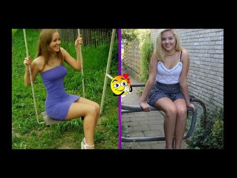 Как отдыхают гламурные стройные городские девушки в деревне
