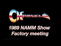 Charvel January 1989 NAMM Product Meeting