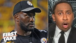 Stephen A. reacts to James Harrison claiming Mike Tomlin gave him an envelope after hit | First Take