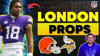 картинка: LONDON Game PrizePicks Ставки на игроков Лучшие ставки + АУНДЕРДОГ Кливленд Браунс против Миннесо...