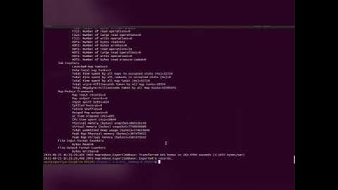 Sqoop export operation