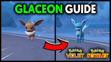 HOW TO EVOLVE EEVEE INTO GLACEON ON POKEMON SCARLET AND VIOLET