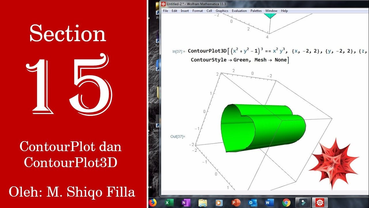 Sesi 15: ContourPlot dan ContourPlot3D - YouTube